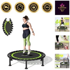 Compact 40″ Rebounder Trampoline – Versatile 440LBS Capacity for Family Workouts