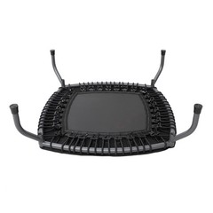 Sunny Health & Fitness Springless Fitness Trampoline Premium Adjustable Bungee