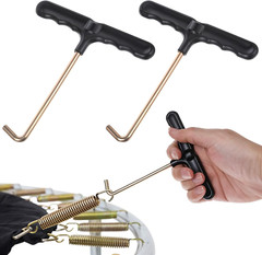 2 PCS Trampoline Spring Tool T-Shape Spring Puller Tool, Trampoline Hook Tool, S