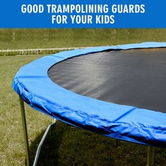 Safety Pad Spring Round Frame Pad Cover Replacement for 12FT Trampoline Blue