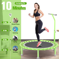Foldable Mini Trampoline, 40″ Rebounder Trampoline for Adults & Kids, 450Lbs Cap