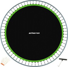 Zoomster Replacement Jumping Mat 15 ft Round 96 V-Hooks – Frame Only (No Springs