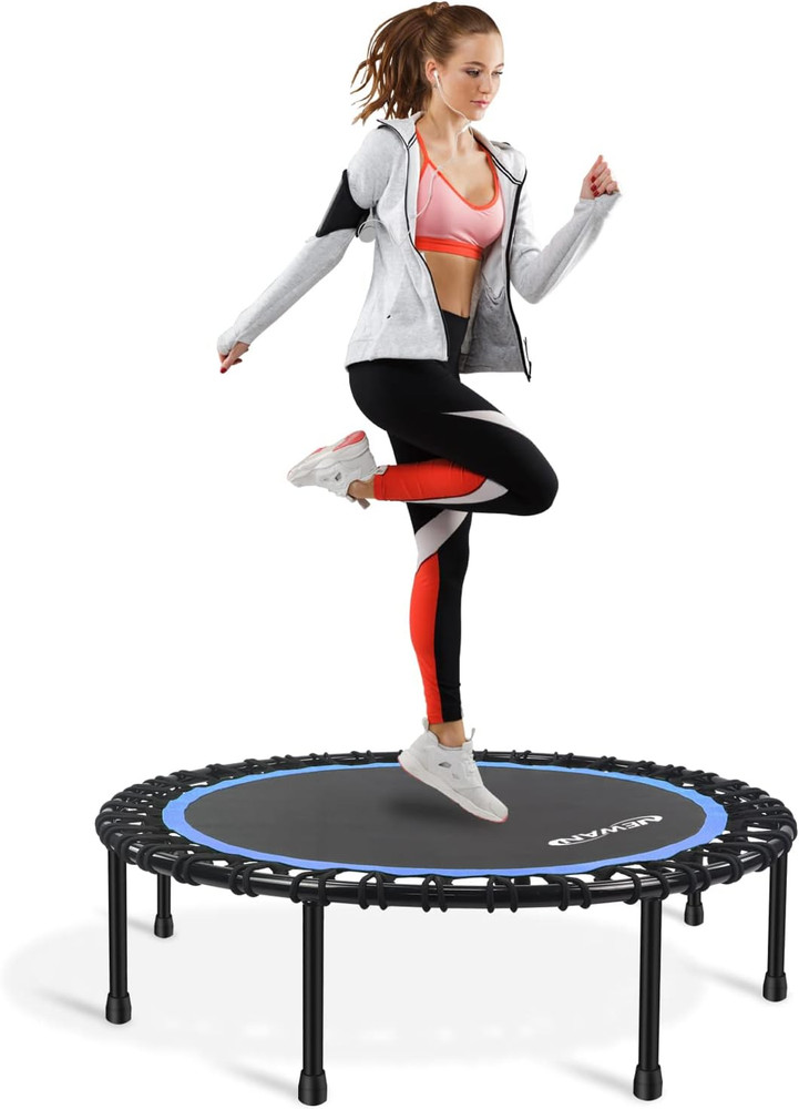 40″-48″ Silent Mini Trampoline Fitness Trampoline Bungee Rebounder Jumping Cardi