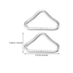 35 Pcs Horseshoe U-shaped Clasp D-ringst Clasps Metal Roller Buckles Copper