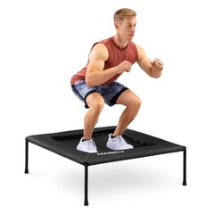 40-Inch Square Cardio Rebounder Trampoline (TPL-41SQ) – Stable Steel Frame fo…