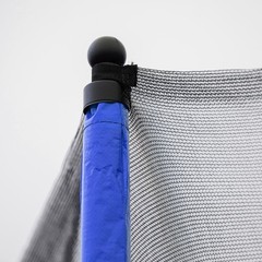 16FT Outdoor Trampoline w/Basketball Hoop Inner Safe Enclosure Soccer Goal Blue