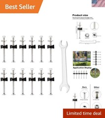 12 PCS Long Trampoline Screws and Bolts, Trampoline Bolts and Nuts, Trampolin…