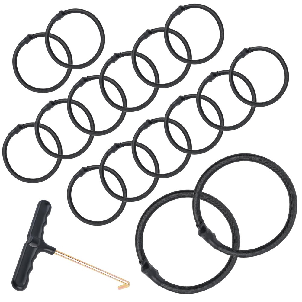 20 PCS Trampoline Replacement Bungee Cords 6.6 Inch Heavy Duty Puller Tool