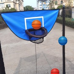 Trampoline Basketball Hoop, with Pump and 4 Mini Balls, Easy to Install, Univ…