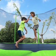 10/12/14/15FT Trampoline Replacement Net Protection Safety Enclosure Net – Green