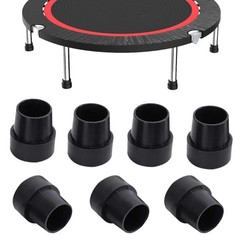 8 Pack Mini Rebounder Leg Floor Protectors 1″ Round Rubber Folding Trampoline…