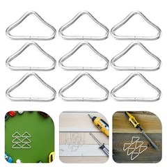 72 Pcs Metal Triangle Ring Steel Rings Kids Trampoline Replacement Parts