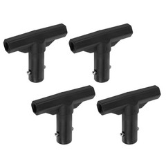 4 Pcs Trampoline Pole Top Cover Enclosure End Caps Shaped Pipe Sleeve