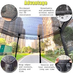 Trampoline Shade Cover Sun Roof for 8ft 10ft 12ft 14ft Round Straight Pole