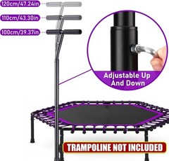 Adjustable Trampoline Handle Bar with Cushy Grip – Easy Installation