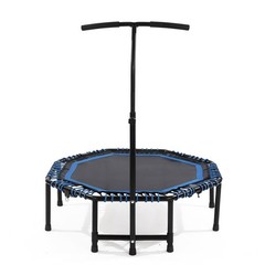 48″ Gym Mini Rebounder Trampoline for Adults Fitness with Adjustable Handle Bar
