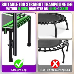 Adjustable Trampoline Handle Bar with Cushy Grip – Easy Installation