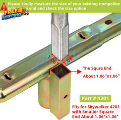 Trampoline Poles Replacement for Skywalker or Jumpzylla,Galvanized Trampoline En