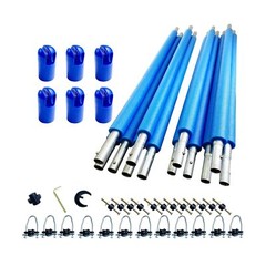 MSSVIGING Universal Trampoline Replacement Enclosure Poles Come with Enclosur…