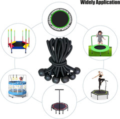 Trampoline Bungees Cords, Bungee Cords for Trampoline, 15 PCS Heavy Duty Ball…