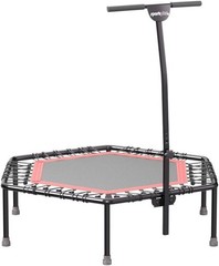 Sportplus+ Indoor Trampoline, Blue/Green/Red, Rebounder Home Fitness Trampoline