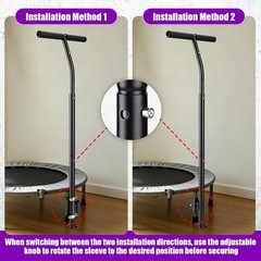 Adjustable Trampoline Handle Bar with Cushy Grip – Easy Installation