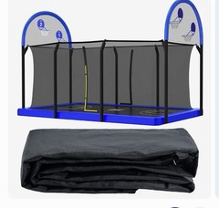 Replacement Jumping Mat for 10×17 Ft Rectangular with Net Replacements Black New