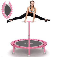 Foldable Mini Trampoline, 40″ Rebounder Trampoline for Adults & Kids, 450lbs