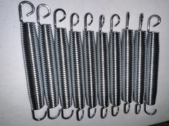 New! Lot 10Pc Stainless Steel Trampoline 7” Springs Heavy Duty Weather Resistant