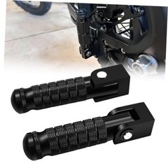Ebike Foot Pegs,Mini Foldable 8MM Universal Motorcycle Foot Rest,Rear