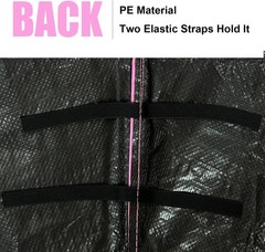 Trampoline Spring Cover 10ft – Thick EPE Foam and Waterproof Design for Safety