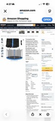 Trampoline Replacement Safety Net Enclosure 14 Ft 6 Straight Pole Net Only