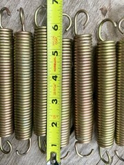 10 Heavy-duty steel springs for large trampoline – 6.5″ -USED