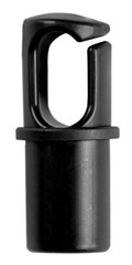 Universal Trampoline Enclosure Caps for 1″ & 1.5″ Diameter Pole – Black Blue Cap