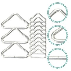 30Pcs Durable Triangle Ring Buckles Trampoline Accessory Zinc Steel Material