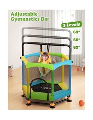 60″ Trampoline for Kids, Twinkoo 5FT Fortified Toddler Trampolines with Anti-…