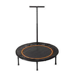 40 In. Fitness Trampoline with T-Shaped Handlebar-Compact, Stable, and Built for