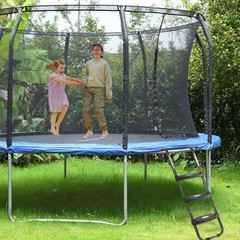 HBTower 3-Step Trampoline Ladder with Wide Skid-Proof Steps, 220Lbs Capacity