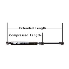 Qty(2) 6104 Gas Charged Liftgate Tailgate Rear Hatch Lift Supports Gas Struts