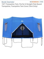 Zoomster 15ft Trampoline Tent for Kids (Tent Only)