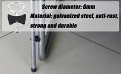 Trampoline Accessories Screws Fix Large Trampolines Round Screw 6mm 12 Pack