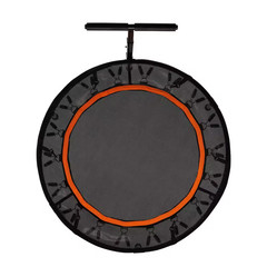40 In. Fitness Trampoline with T-Shaped Handlebar-Compact, Stable, and Built for