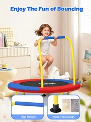 BLUERISE 3FT Toddler Trampoline Red Blue