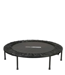 HolaHatha 48 Inch Foldable Mini Fitness Trampoline with Adjustable Handle, Black