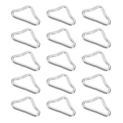 40PCS Trampoline Buckle Zinc Plating Steel V-Ring for Trampoline Strap Bag Clasp