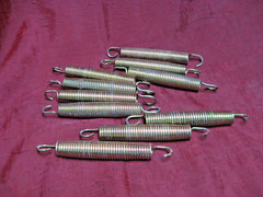 10 PC 6 1/2″ Trampoline Spring Heavy Galvanized Steel Replacement Skywalker 6.5″