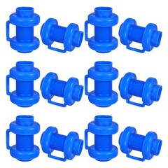 25Pcs Reusable Blue Plastic Trampoline Pole Caps for Enclosure Replacement
