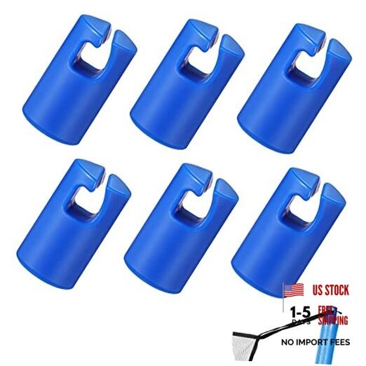 6 Pcs 1 Inch Trampoline Net Pole Cap Trampoline Enclosure Pole caps