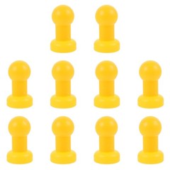 10 Pcs Replaceable Caps for Trampoline Replacement Pole Parts Yellow