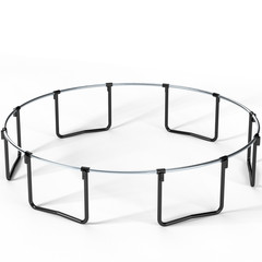 YC 14FT Durable Trampoline Pumpkin Outdoor Trampoline w/Basketball Board for Kid